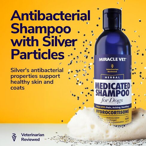 Miracle Vet Medicated Dog Shampoo for Itchy Skin Relief 8 fl oz in Kuwait
