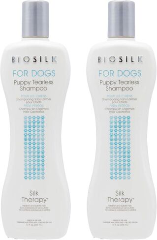 BioSilk for Dogs Puppy Tearless Shampoo, 12 Fl Oz in Saudi Arabia