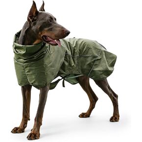 Skmeditec Dog Raincoat with Hood, Waterproof Puppy Rain Coat, Windproof Breathable Jacket with Mesh Lining, Outdoor Hiking Shell Coat for Extra Large Sized Dogs (Yellow, XL) in Kuwait