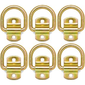 Boxer ½" Bolt-On Heavy Duty Forged D Rings, 6 Pack 12,000 Pounds, Flatbeds Tie-Down Anchor - Trailer - Anchor Points in Kuwait