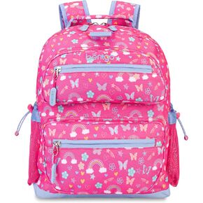 Bentgo Kids 2-in-1 Backpack & Insulated Lunch Bag - Durable 16" Backpack & Lunch Container in Unique Prints for School & Travel - Water Resistant, Padded & Large Compartments (Bug Buddies) in Saudi Arabia