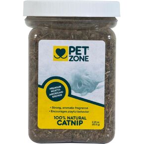 Pet Zone 100% Natural North American Grown Catnip in Jar, 2.25 oz, 1 Pack in Saudi Arabia