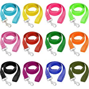 12 Pack Bulk Dog Leashes, 6FT Pet Lead Leash with Swivel Hook in Kuwait