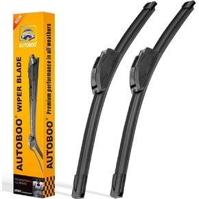 AUTOBOO 22" and 18" Windshield Wipers Blades (Pack Of 2),OEM Quality Premium All-Seasons Wiper blades,Stable and Quiet Armor wiper blades in Saudi Arabia