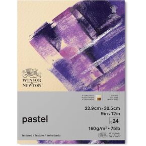 Winsor & Newton Professional Pastel Paper Pad, 9" x 12", 24 sheets, 160gsm, Earth Colors in Saudi Arabia