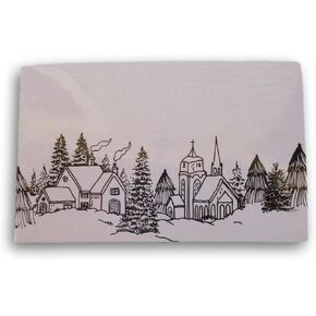 Gift Enclosure Cards - 3.5 x 2.25 Inch - 50 Pack (Winter Toile Village) in Kuwait