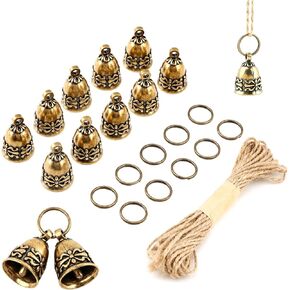 10 Pcs Brass Bells for Crafts, Small Brass Bells DIY Decorative Bells in Kuwait