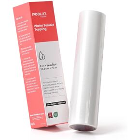 Poolin Water Soluble Stabilizer for Embroidery Topping Film, 12" x 25 yd in Saudi Arabia