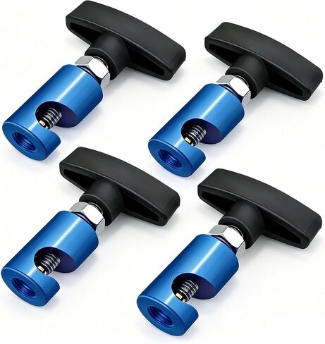 Ysil Hood Strut Clamp and Spark Plug Caliper 2-in-1,2Pcs Lift Support Clamp,Spark Plug Gap Gauge Tool,14mm Spark Plug Gap Tool,Hood Clamps for Universal Lift Support Cars(Blue) in Kuwait