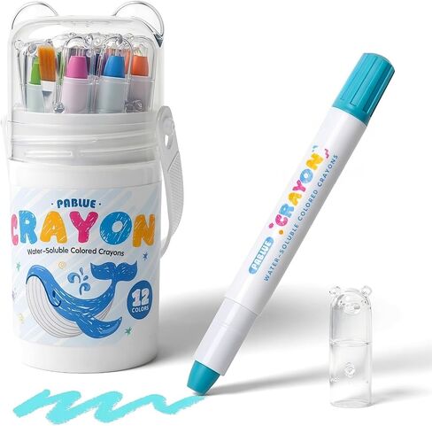 48 Colors Silky Twistable Crayons, Gel Washable Crayons for Beginner in Kuwait