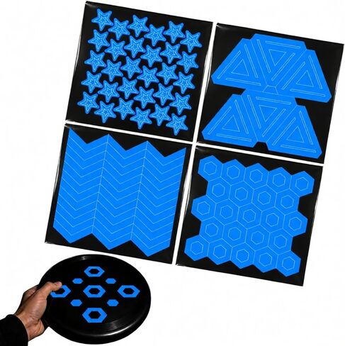 Glow Vinyl Stickers for Disc Golf,UV Charged Decals in Saudi Arabia