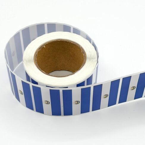 500 Pcs El Salvador Flag Stickers Salvadoran Flags Labels in Saudi Arabia