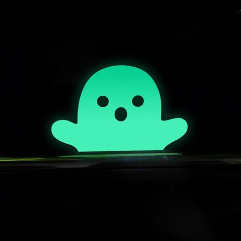 2 Pcs Halloween Car Stickers Ghost Car Window Sticker Decorations Glow in The Dark Car Accessories Spooky Halloween Car Decals Halloween Decor for car in Saudi Arabia