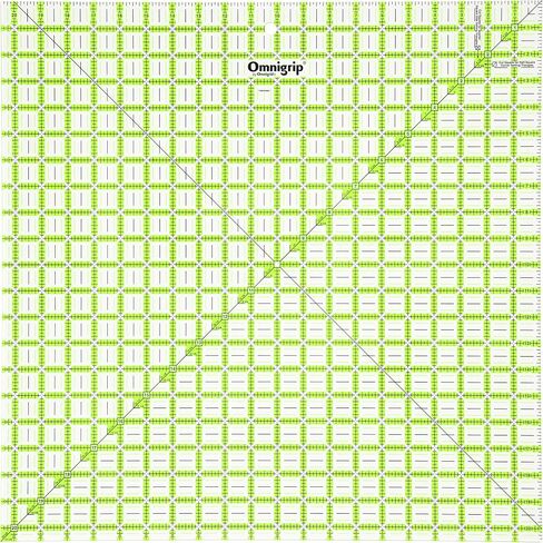 Omnigrip Non-Slip Square Quilting Ruler, Cuts 20-1/2" x 20-1/2" Fabric in Kuwait