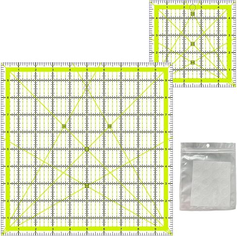 5 Quilting Square Rulers(2.5",3.5", 5", 6",8") in Kuwait