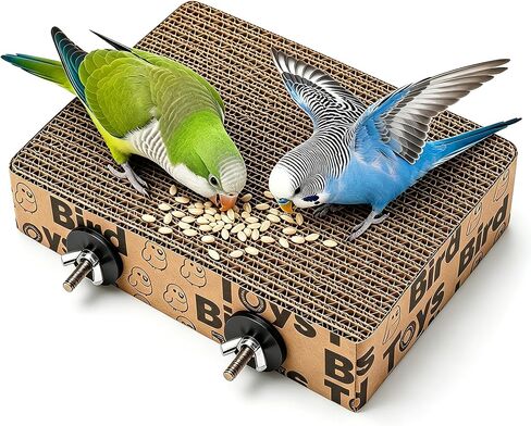 7.8" Paper Bird Shredding Toys,Bird Cage Platform for Small Medium Parrots in Saudi Arabia