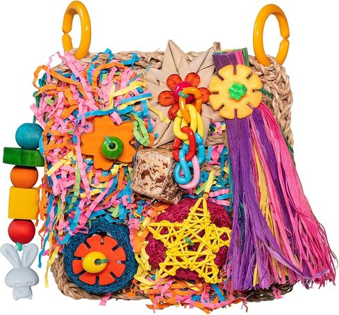 Bird Toys Grass Foraging Mat for Parakeet,Cockatiel,Conure,Budgie,Lovebird in Saudi Arabia