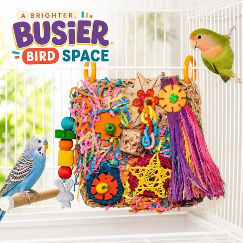 Bird Toys Grass Foraging Mat for Parakeet,Cockatiel,Conure,Budgie,Lovebird in Saudi Arabia