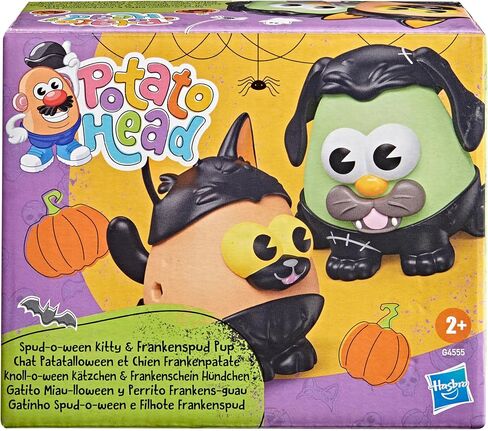 Potato Head Spooky Tots | 11 Pieces | Two 3-Inch Potato Bodies with 9 Accessories | Preschool Halloween Toys for Kids 2+ in Saudi Arabia