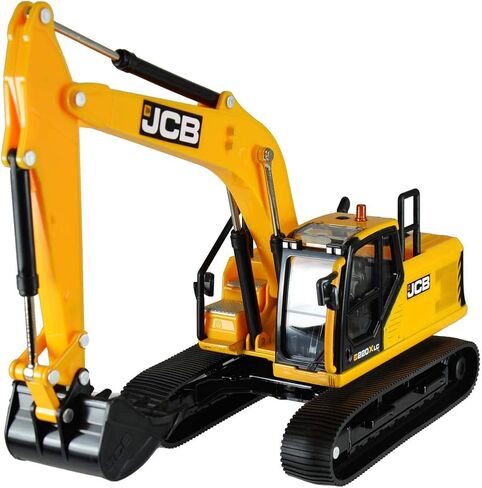 Britains JCB Farm Tomy Toys - Excavator - 1:32 220X - Collectable Tractor Toy - 1:32 Scale Farm Toys - Suitable For Collectors And Kids - 3 Year Plus, 43211 in Kuwait