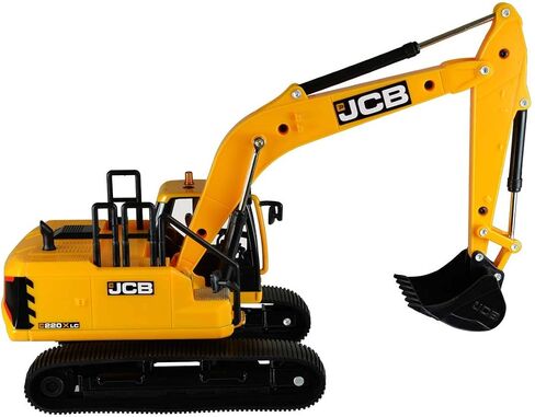 Britains JCB Farm Tomy Toys - Excavator - 1:32 220X - Collectable Tractor Toy - 1:32 Scale Farm Toys - Suitable For Collectors And Kids - 3 Year Plus, 43211 in Kuwait