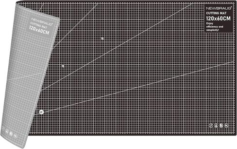 NEWBRAUG 36'' × 48'' Large Self Healing Cutting Double Sided 5-Ply Mat, Big Cutting Board for Rotary Cutting, Quilting, Sewing, Craft, Fabric & Scrapbooking(Green/Black) in Kuwait