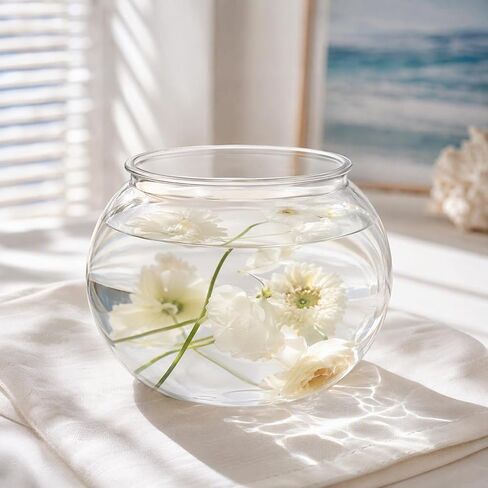 Clear Plastic Fish Bowl Round Aquarium 8.6 Inch Wide in Saudi Arabia