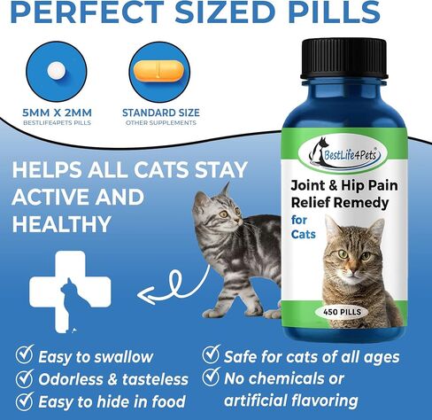 BestLife4Pets Cat Joint Supplement and Mobility Support - 400 Pills in Kuwait