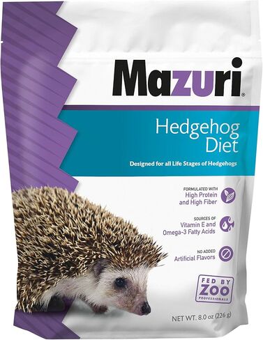 Mazuri | Nutritionally Complete Hedgehog Food | 8 Ounce (8 oz) Bag in Kuwait
