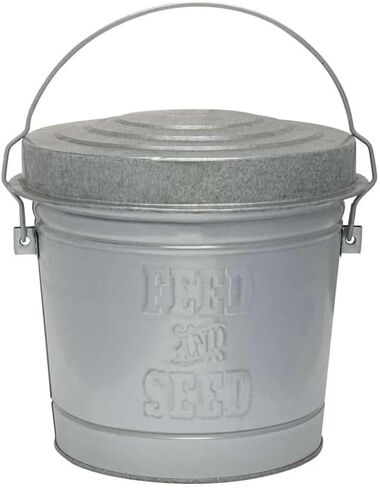 Behrens 6 Gallon Embossed Locking Lid Feed & Seed Can (2 pack) in Saudi Arabia