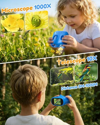 1000X Handheld Digital Microscope for Kids: 2-in-1 Miniscope & Telescope in Saudi Arabia