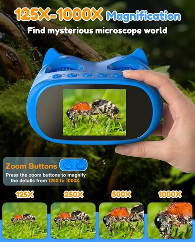1000X Handheld Digital Microscope for Kids: 2-in-1 Miniscope & Telescope in Saudi Arabia