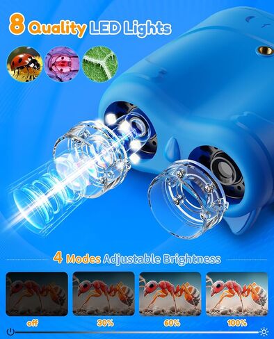 1000X Handheld Digital Microscope for Kids: 2-in-1 Miniscope & Telescope in Saudi Arabia
