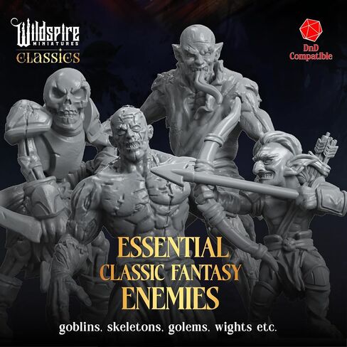 Horde Reinforcements - Classic Monsters Set DND Miniatures Bulk Unpainted in Kuwait