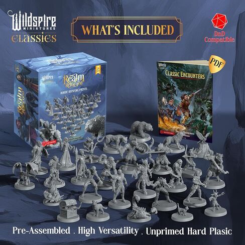 Horde Reinforcements - Classic Monsters Set DND Miniatures Bulk Unpainted in Kuwait