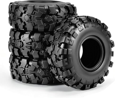 39 * 15mm SCX30 Tires With Foam Insert for 1/30 0.7 Wheels RC Crawler Upgrade in Kuwait