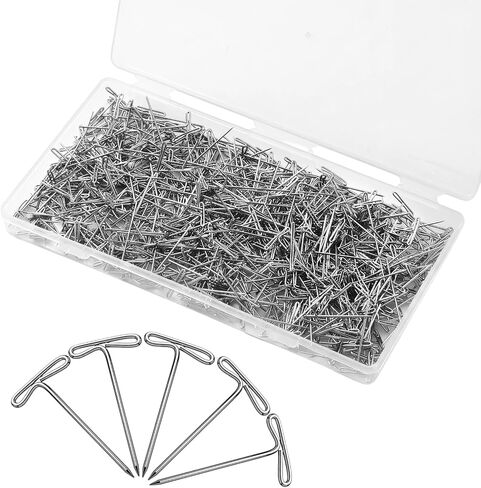 1 Inch 600 Pcs T Pins, Sewing Pins Wig pins Knitting Supplies in Saudi Arabia