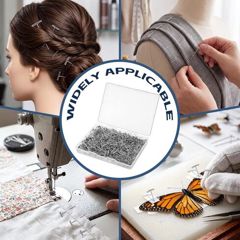 1 Inch 600 Pcs T Pins, Sewing Pins Wig pins Knitting Supplies in Saudi Arabia