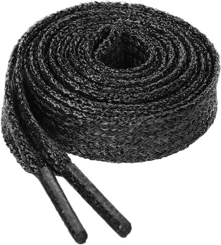 Allegra K Glitter Shiny Metallic Sparkling Shimmery Flat Sneakers Shoelace Shoe Laces Strings in Kuwait