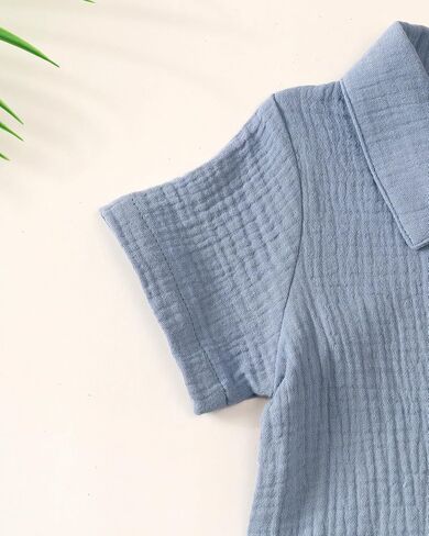 Toddler Boys Clothes Baby Boy Outfit Summer Shirt Little Boy Shorts Set Cotton Clothes for Boys in Kuwait