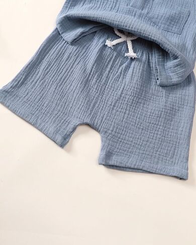 Toddler Boys Clothes Baby Boy Outfit Summer Shirt Little Boy Shorts Set Cotton Clothes for Boys in Kuwait