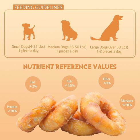 Dog Donut Treats, Chicken Wrapped Rawhide Donuts in Saudi Arabia
