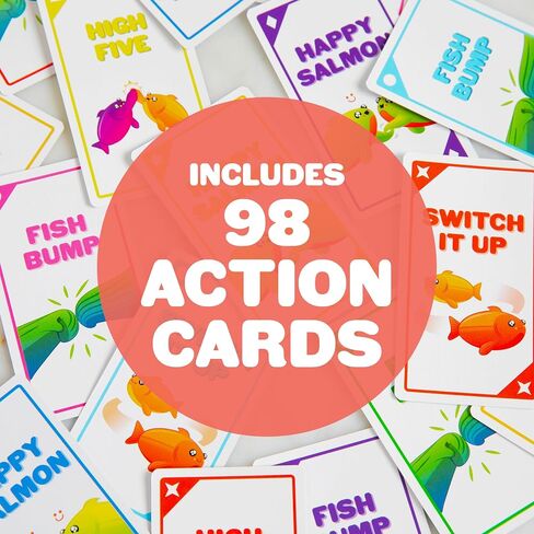 Exploding Kittens Happy Salmon, 3-8 Players, Ages 6+ Group Card Game in Kuwait
