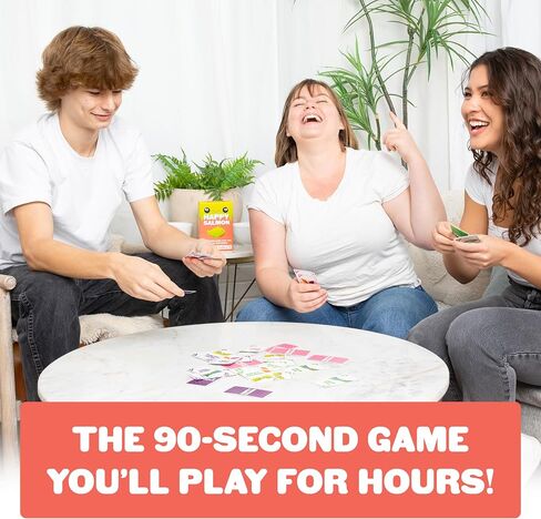 Exploding Kittens Happy Salmon, 3-8 Players, Ages 6+ Group Card Game in Kuwait