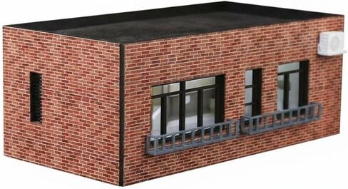 Scene Miniature House Model Diorama Building Model Display Model Architectural Model PVC Material with Realistic Balcony and Exterior Details Suitable, Style to 1 in Kuwait