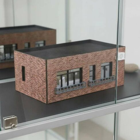 Scene Miniature House Model Diorama Building Model Display Model Architectural Model PVC Material with Realistic Balcony and Exterior Details Suitable, Style to 1 in Kuwait