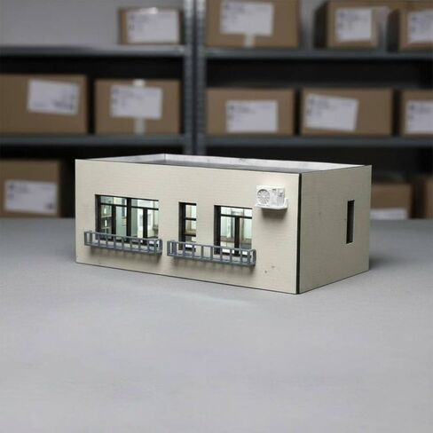 Scene Miniature House Model Diorama Building Model Display Model Architectural Model PVC Material with Realistic Balcony and Exterior Details Suitable, Style to 3 in Kuwait