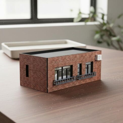 Scene Miniature House Model Diorama Building Model Display Model Architectural Model PVC Material with Realistic Balcony and Exterior Details Suitable, Style to 3 in Kuwait