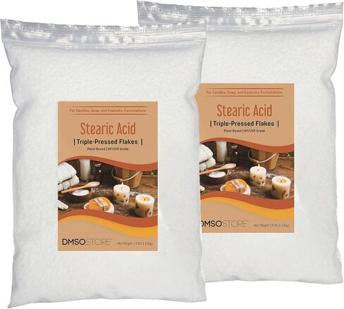 Stearic Acid Flakes for Soap, Candles & Cosmetics, 5 lb in Saudi Arabia