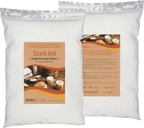 Stearic Acid Flakes for Soap, Candles & Cosmetics, 5 lb in Saudi Arabia